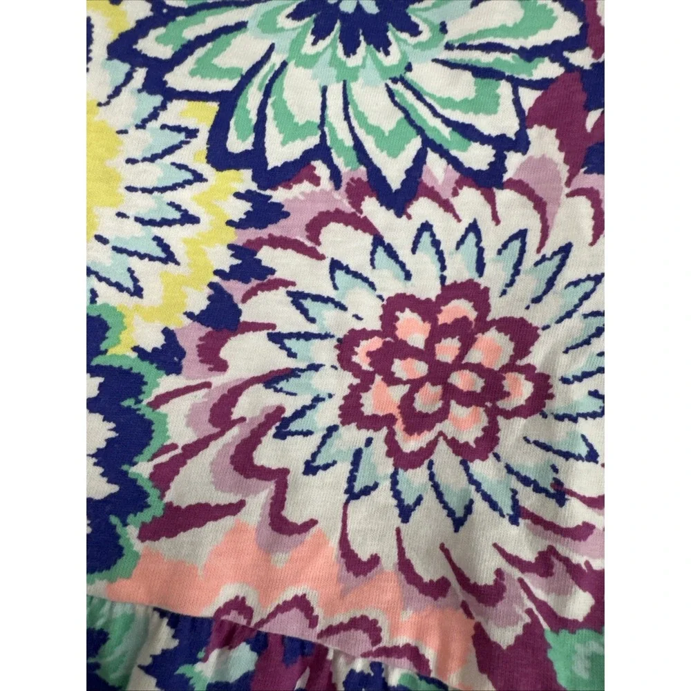 Gymboree Girls Sleeveless Tank Dress,‎ Multi Color Flowers, Size M 7/8
